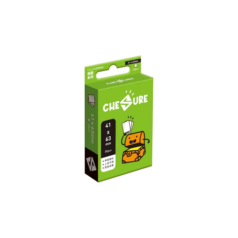 CHESURE Sleeves Rook Series - 棋寶城堡厚磨砂牌套